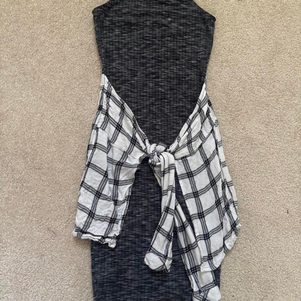 Material girl sleeveless ribbed faux